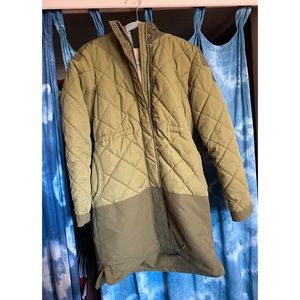 Avalanche Sherpa Lined Jacket, size medium-fits small, light army green